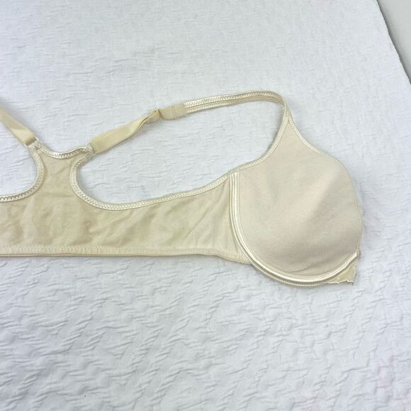 BUY 1 GET 1 FREE vanity fair 34c cotton front close bra lightly lined cake batte - Picture 5 of 9